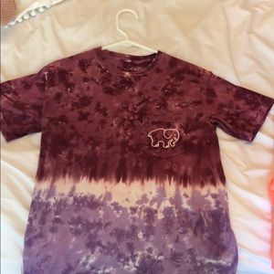 Purple ombré ivory ella tee